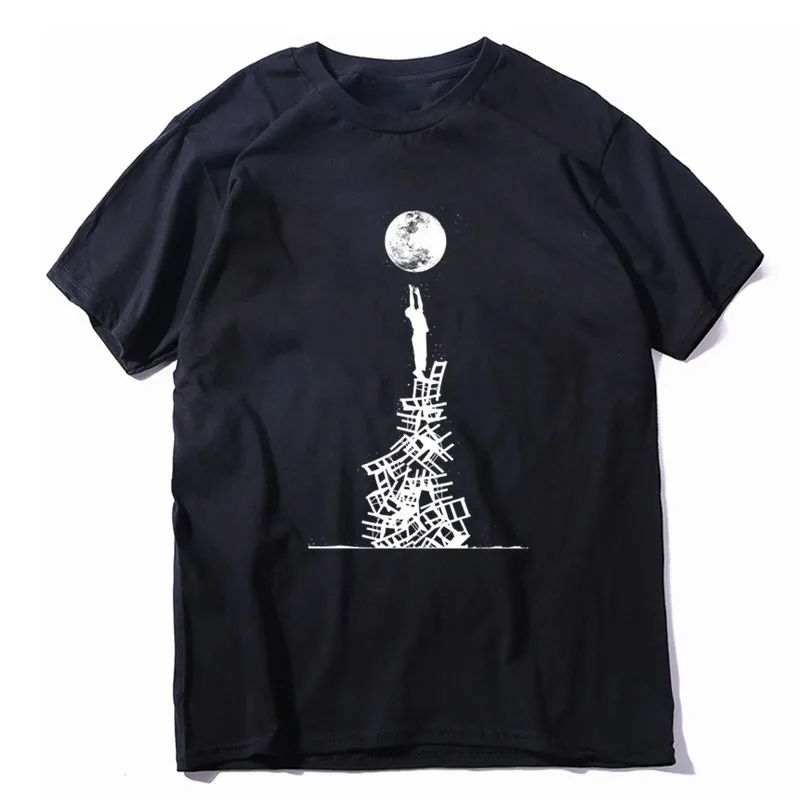 CR-B0103A-1BLK COOLMIND, хлопок, летняя, свободная, фокус, принт, Мужская футболка, повседневная, свободная, Круглый ворот, Мужская футболка, короткий рукав, футболка, мужские футболки - Цвет: CR-B0103A-1BLK