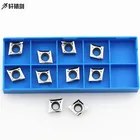 10 шт. CCGT09T302 CCGT09T304 CCGT09T308 XH01 алюминиевый твердосплавный инструмент для обработки деталей вращения вставной токарный станок с ЧПУ