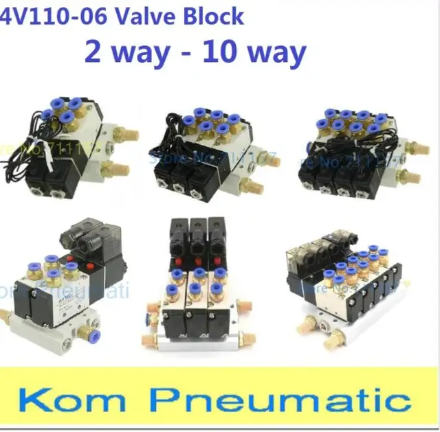 Amazon.com: 4V Series Pneumatic Solenoid Valve 4V110-06