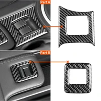 carbon fiber center console button switch frame panel cover trim for mazda mx 5 miata 2009 2015 mx5 nc roadster