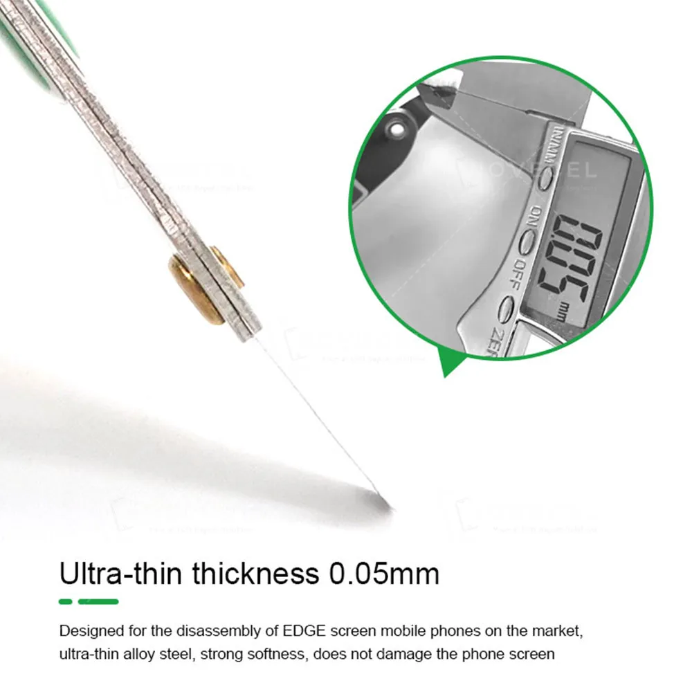 Universal Edge Curved Screen Teardown Set Mobile Phone Repair Disassembly Tool Frame Removal Kit No Damage Polarized LCD Cable