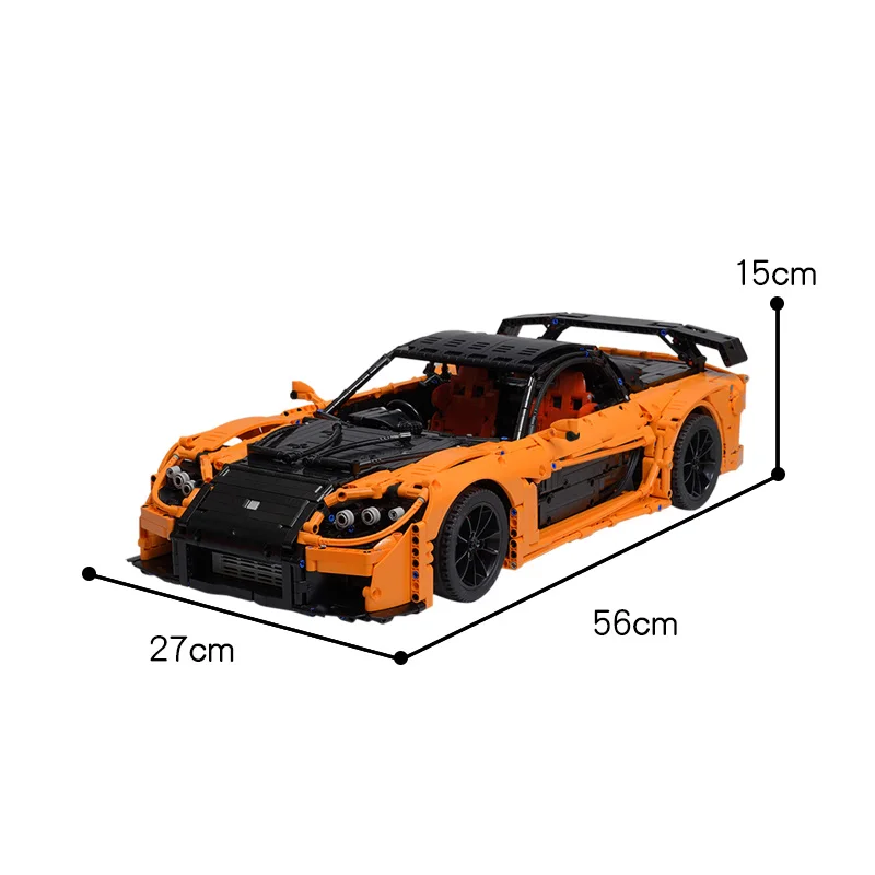 

3073PCS BuildMoc FortuneING-7 high-tech Car Vehicle Super Racing Building Block Brick Diy Model Toy Kids Boys Educational Gifts