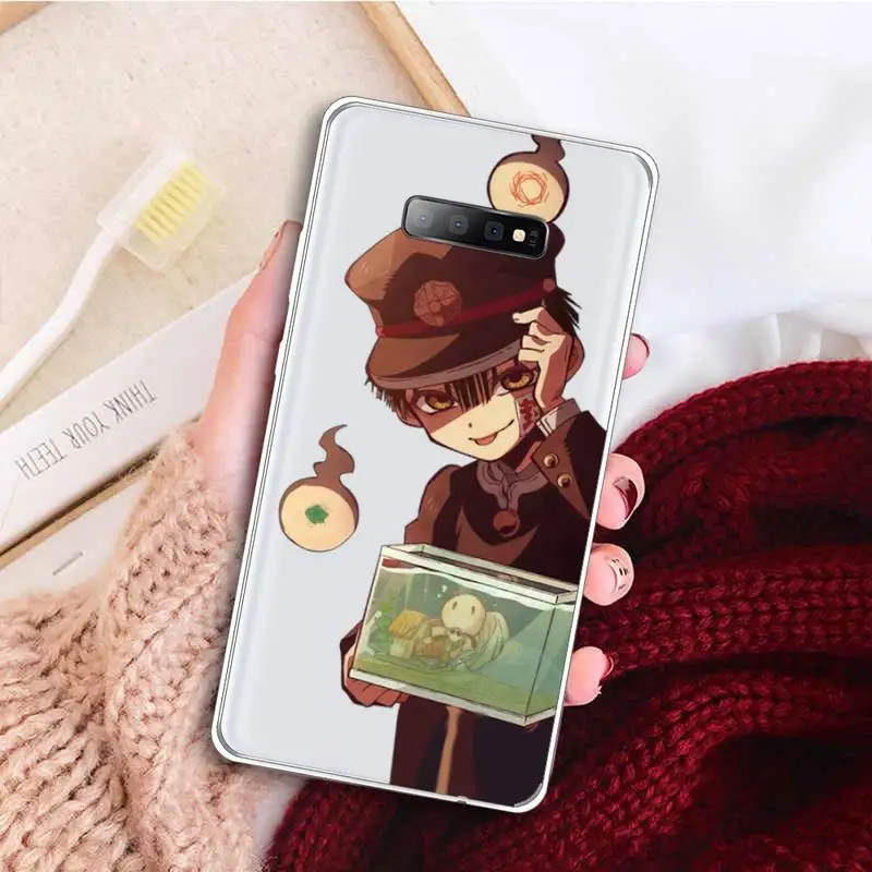 

Anime Toilet Bound Hanako Kun Phone Case Clear Transparent for samsung A 21s 50 71 S 8 9 20 note 10 20 plus ultra