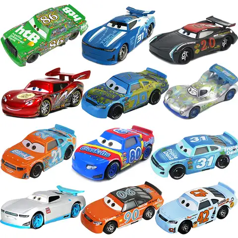 Машинки Disney Pixar «Тачки 2 3», игрушка Молния Маккуин, мэтер, шериф, металлическая модель автомобиля из сплава, 1:55, металлические игрушки, автомо...
