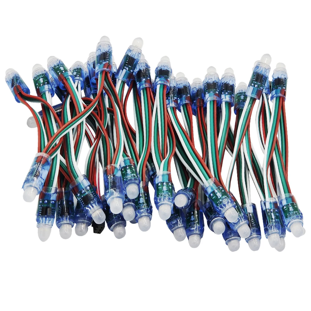 Светодиодный модуль WS2811 IC RGB Pixel t DC5V 50 шт. полноцветный отлично подходит для