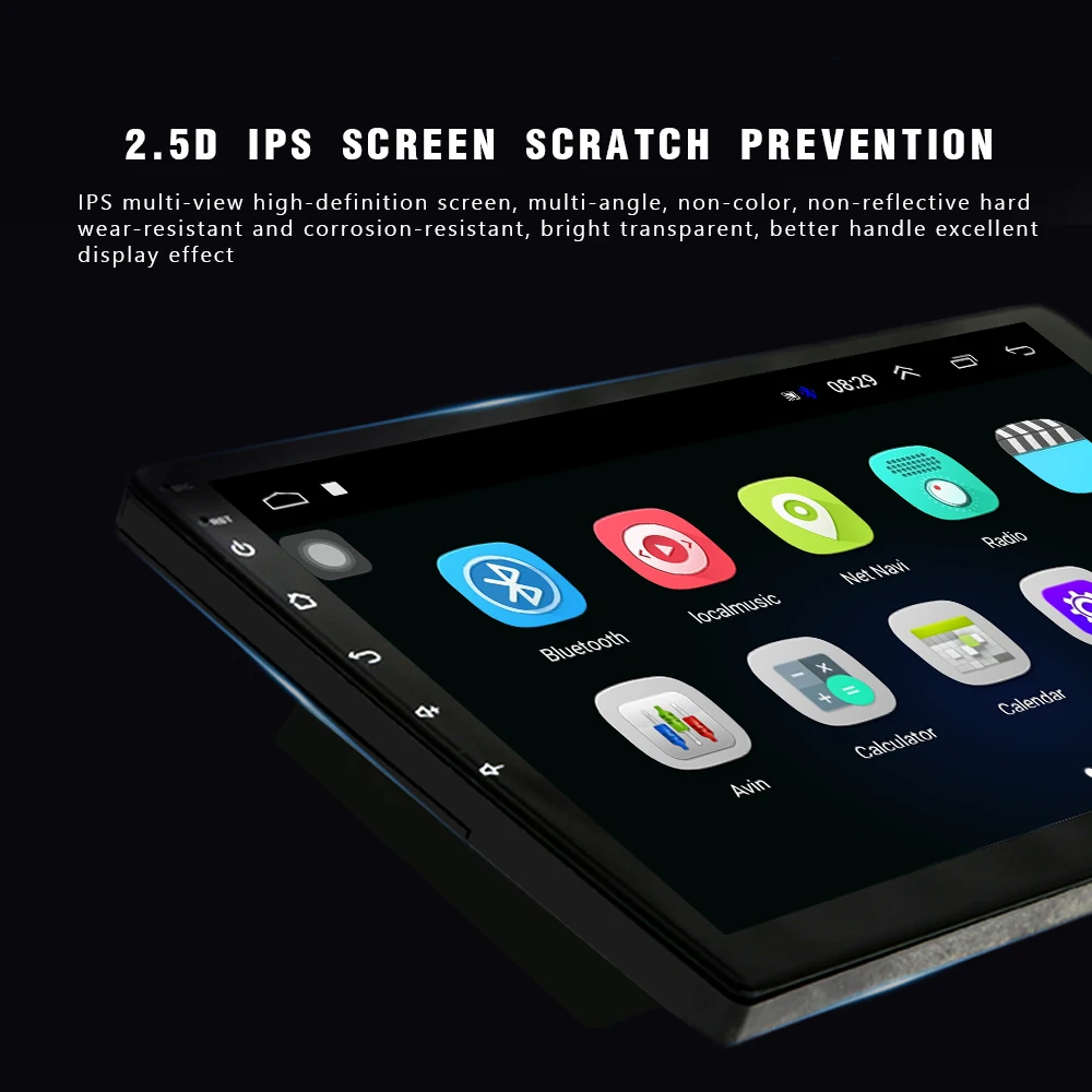 Автомагнитола Podofo 2DIN Android 2 ГБ + 16 GPS Bluetooth Wi Fi Mirrorlink MP5 плеер|Автомагнитолы| |