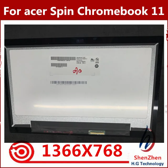Acer chromebook Spin 11 R751T R751T-C4XP N16Q14 B116XAB01.0