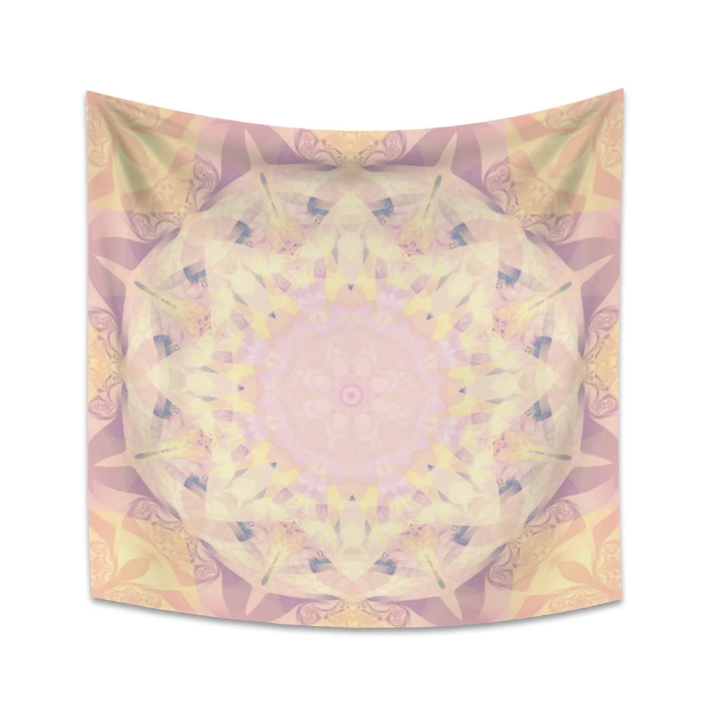 

The new desgn mandala stipes printingfashion tapestry pink background decor wall room bedroom home wall hangings decorations