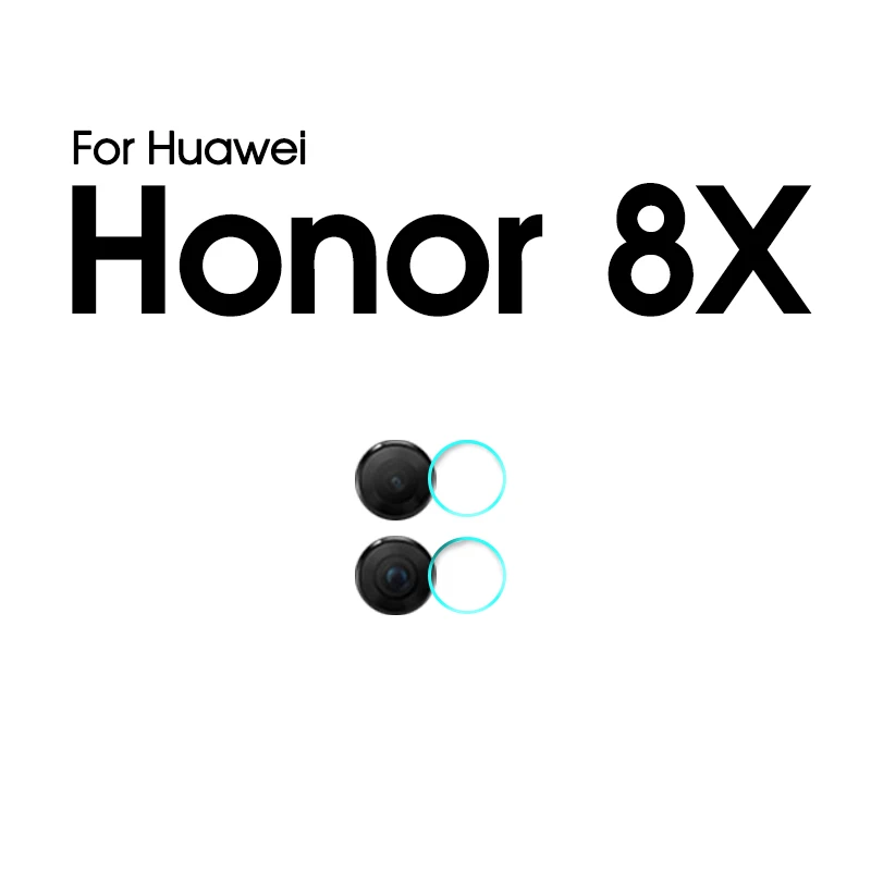 2 шт. Защитная пленка для экрана huawei Honor 20 Play Magic 2 8X 8C Note 10 для объектива камеры huawei Nova 5T Nova 2i 3E P Smart Plus - Цвет: For Honor 8X