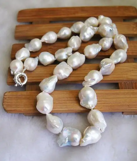 ?? 新到着の好きパールネックレス花嫁介添人ギフト誕生日結婚ビーズファインジュエリー22インチホワイトカラー淡水真珠