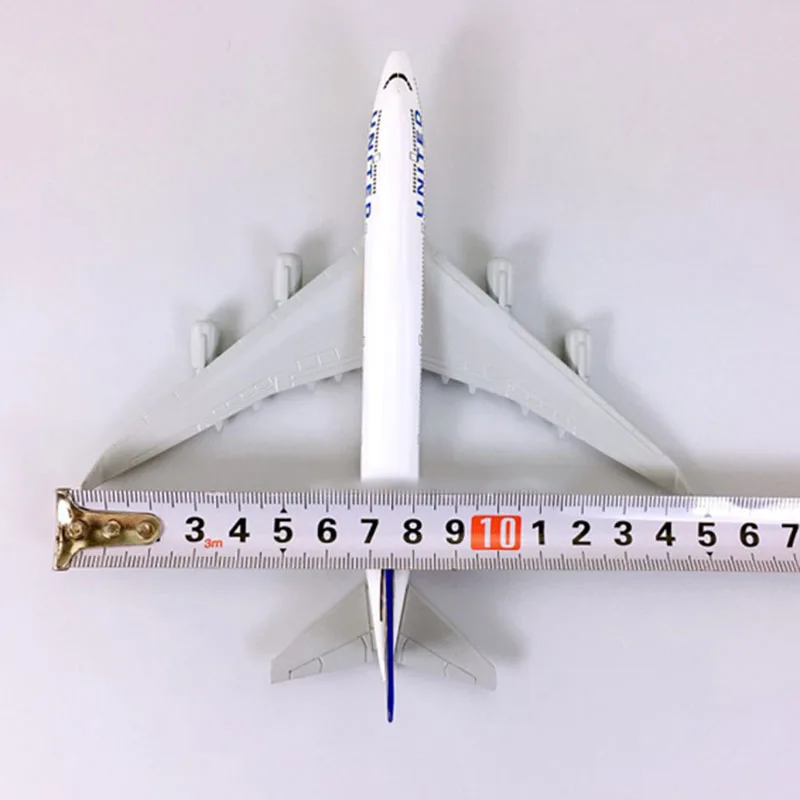 16 см отлитая модель самолета 1:400 масштаб Boeing B747-400 модель Юнайтед авиалиний с базовым сплавом самолет коллекционные игрушки самолет подарок