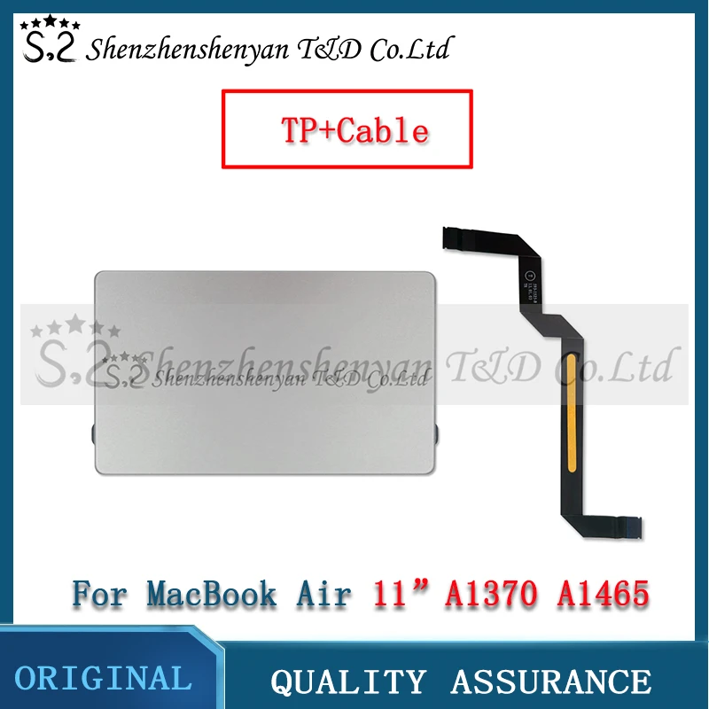 Купи Оригинальная сенсорная панель A1370 A1465 с кабелем 593-1525-B, для MacBook Air 11 дюймов, a1370 a1465, mc968, mc969, mdgamer, 2011, 2012 за 1,794 рублей в магазине AliExpress