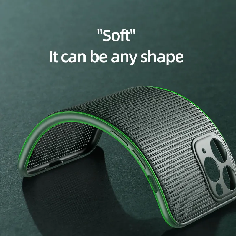 Мягкий силиконовый чехол для iPhone 11 Pro Max противоударный из ТПУ с полной защитой