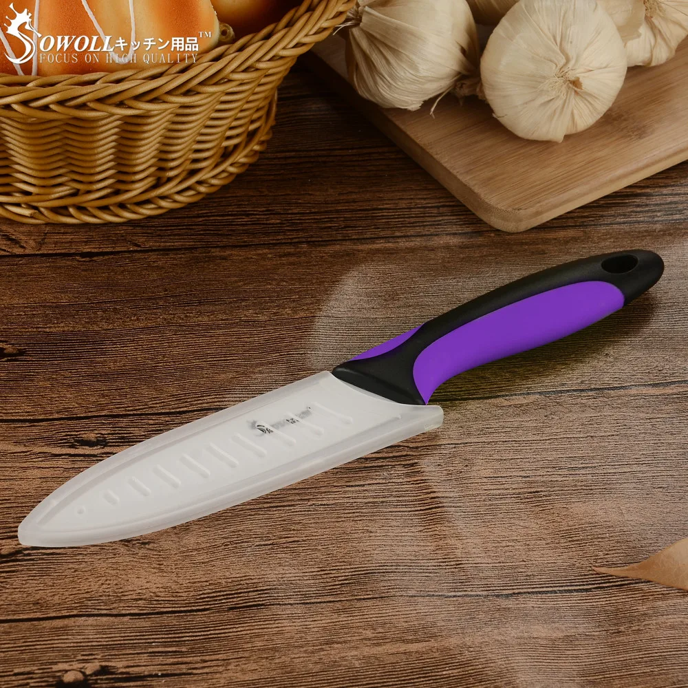 Набор керамических ножей Sowoll 4 шт. универсальный шеф нож для нарезки фруктов