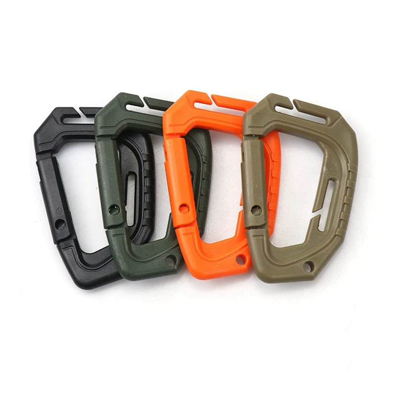 

1PC Plastic Steel Tactical Hanging Buckle Quick Hook Clip EDC Outdoor Carabiner Mountaineering Accessories Equipment