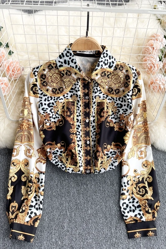 

2021 new fashion women's clothing Full Turn-down Collar shirt women shirts