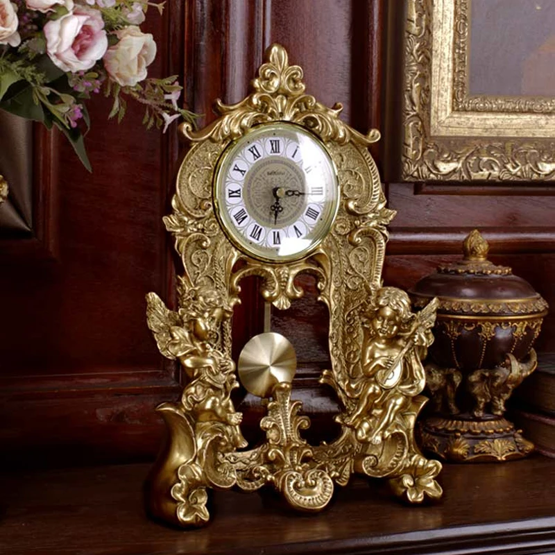 

European angel candlestick retro decoration candle holder living room TV cabinet wine cabinet porch luxury furnishings crafts