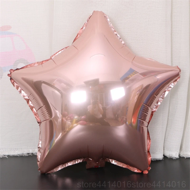 10 шт. 18 дюймов пентаграмма шар из алюминиевой фольги день рождения Свадебный