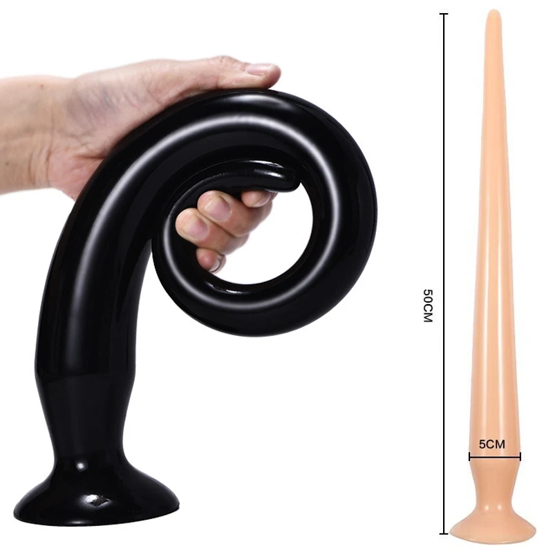 

50cm Long Smooth Big Anal Plug Huge Dildo Prostate Massage Butt Plugs Adult Gay Sex Toys for Women Men Anus Dilator Anal Toys