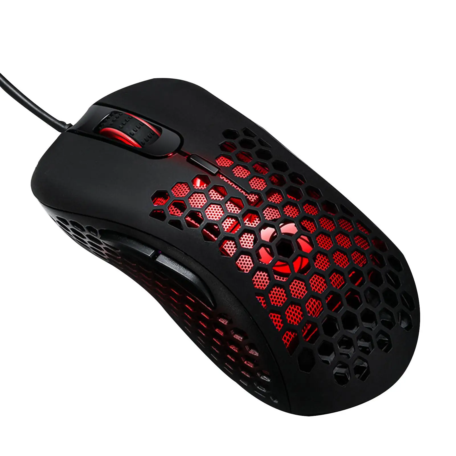 

V18 Gaming Mouse 6 Keys USB Wired Electric Gaming PC Mouse Hollow Luminous Colorful Gaming Mouse Computer Accessory