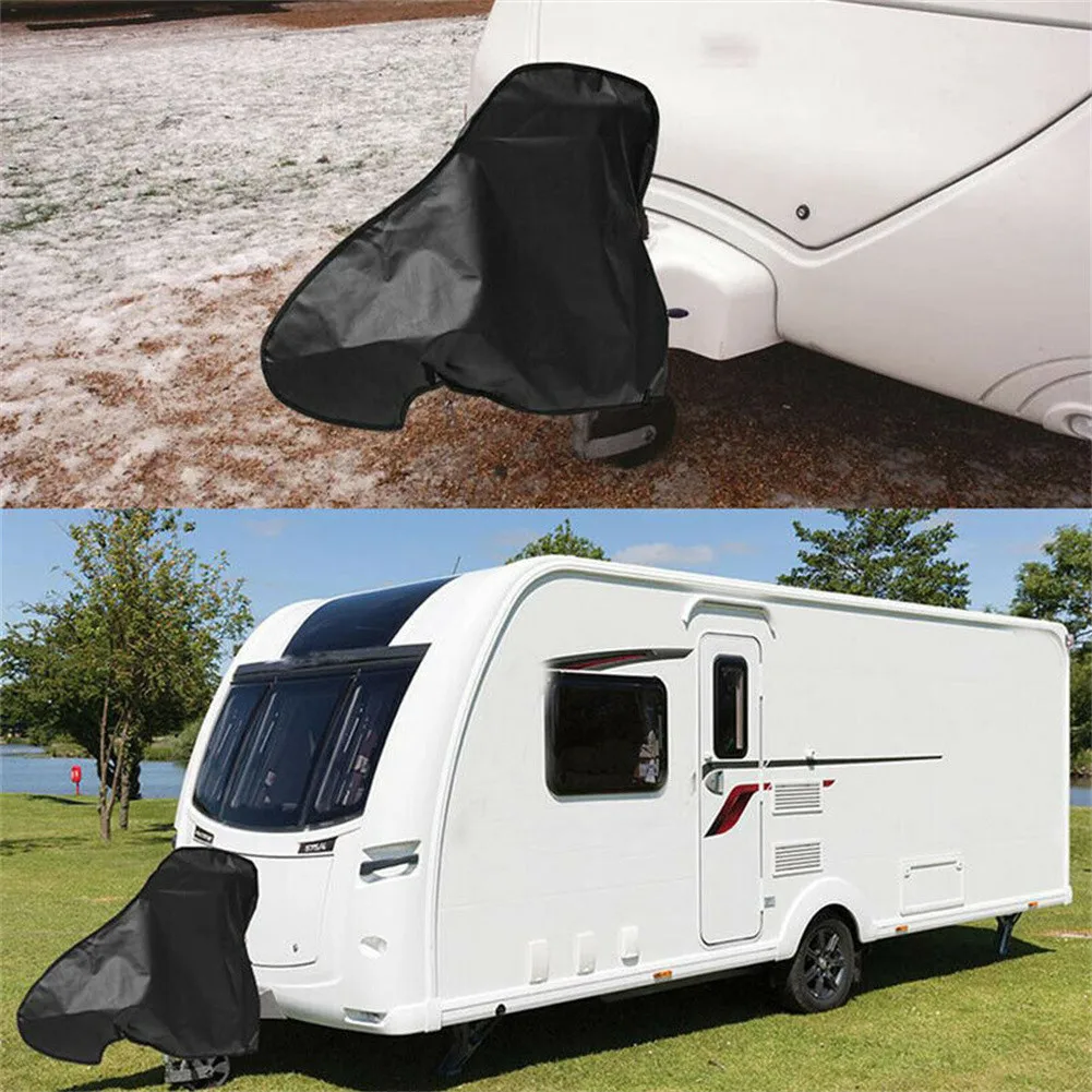 

PVC RV Trailer Connector Protective Cover Tripod Cover Trailer Ball Head Lock Cover Dust And Rain Protect Cover Indoor&Outdoor