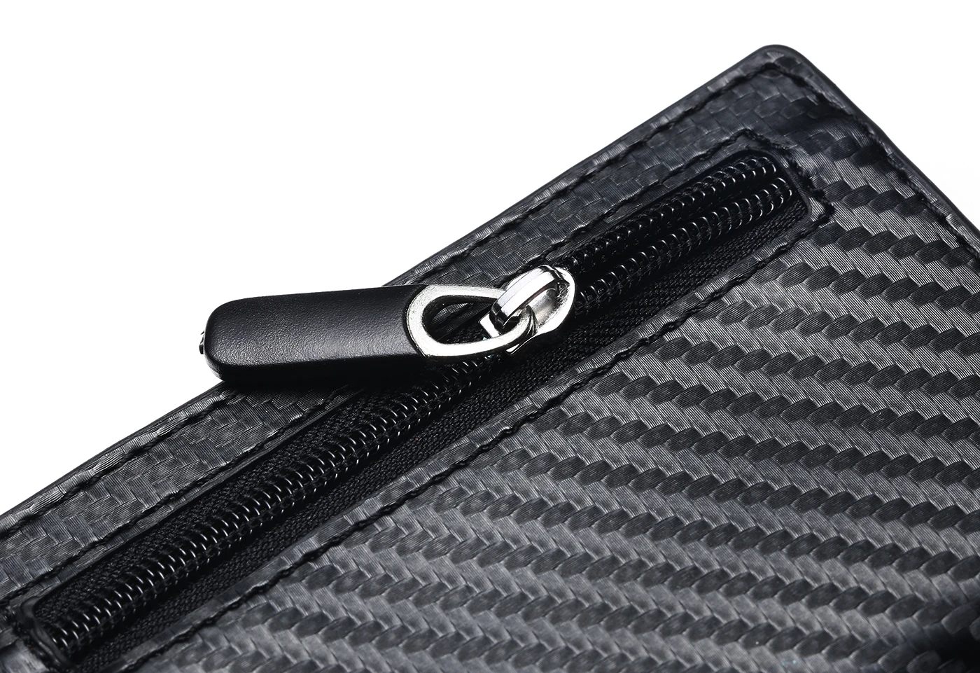 2020 винтажный противокражный блокирующий Rfid кошелек на молнии для мужчин