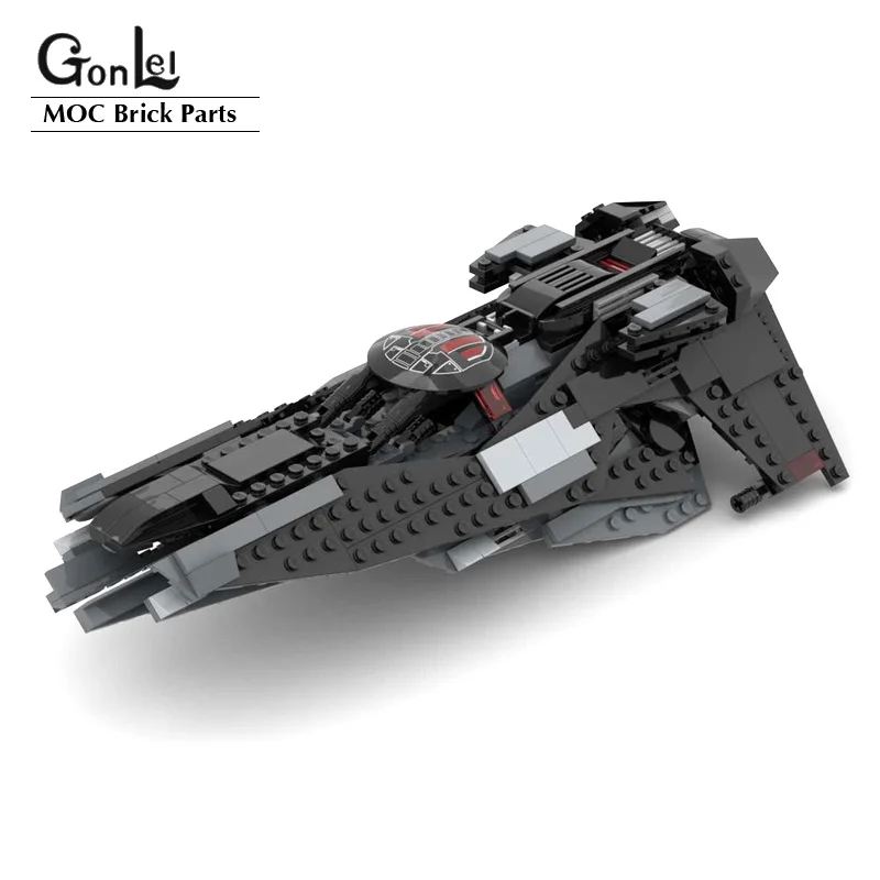 

411Pcs Parts Night Buzzard Knights of Kylo Ren Transport Ship MOC Building Block Modfied Model DIY Bricks Assemble Children Toys