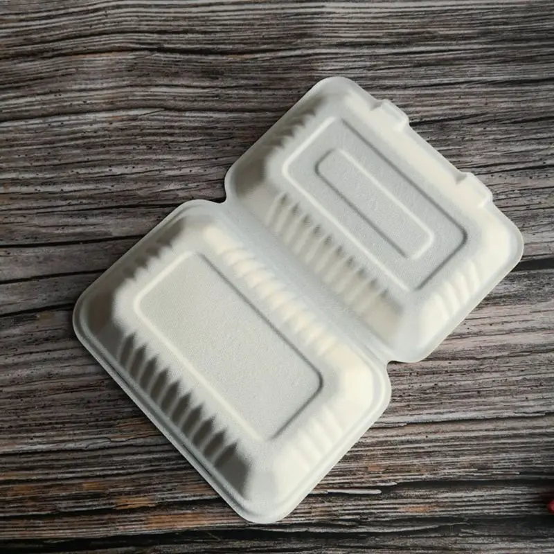 

50Pcs/Bag 800ML Healthy Disposable Takeout Box Anti-leak Food Container Case Dropshipping