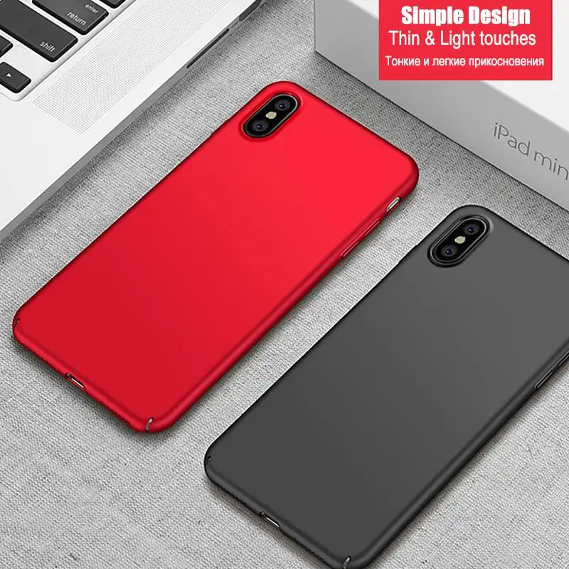 

Hard PC Matte Phone Case For iPhone 12 11 Pro XS MAX XR Luxury Slim Cases For iPhone 6 6s 7 8 Plus X Logo Back Cover Accessories