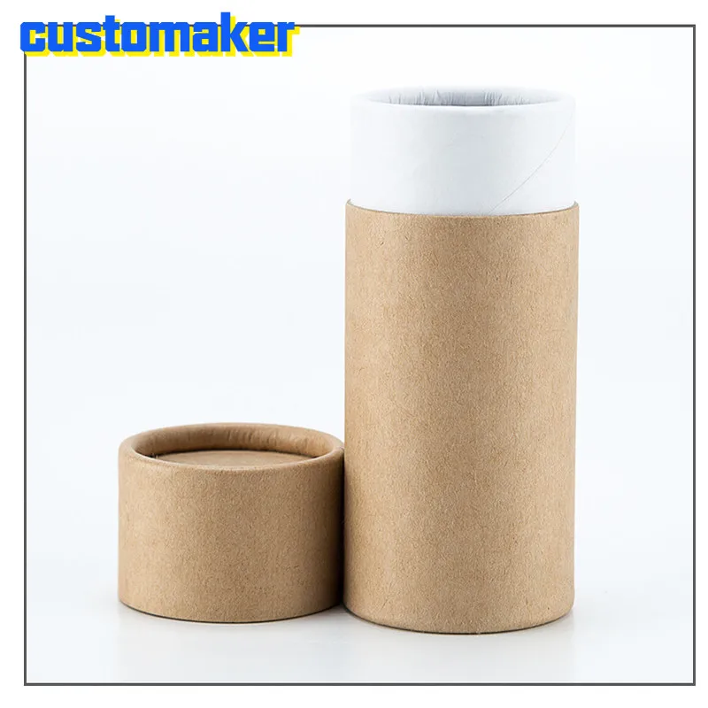200 шт. картонная туба с масляными цилиндрическими крафтами косметическая