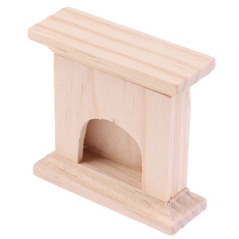 Миниатюрный Кукольный домик для камина ручной работы 1:12 Декор мебель аксессуары