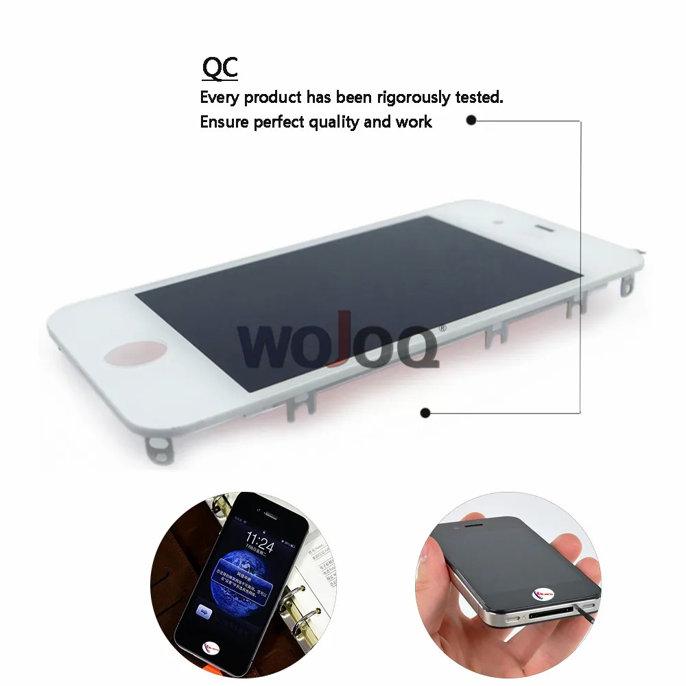 ЖК дисплей AAA для iPhone 4 5 5c сменные детали с сенсорным дигитайзером в сборе