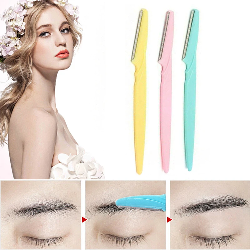 

Eyebrow Trimmer Blade Shaver Portable Face Razor Eye Brow Epilation Hair Removal Cutters Safety Razor Woman Makeup Dropshipping
