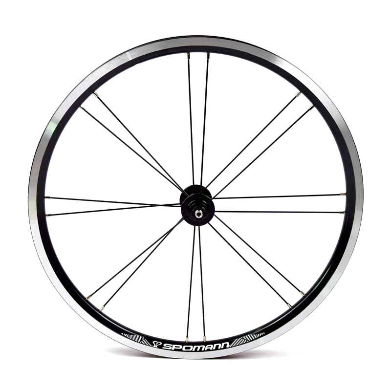 Verkauf Neueste SPOMANN 20 Zoll 406mm Klapp Kleine Räder Fahrrad Legierung V Bremse BMX Fahrrad Klammer Felgen Laufradsatz MTB 20er Freies Verschiffen