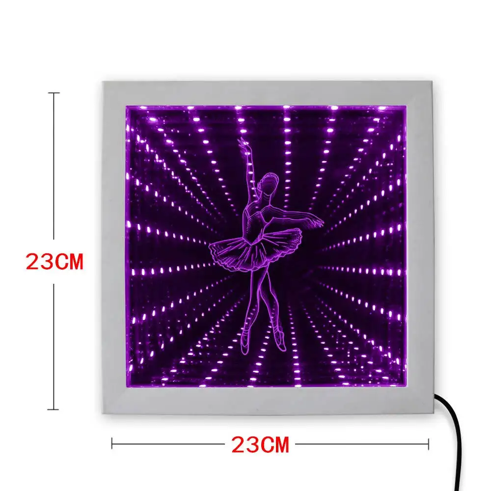 Балерина для девочек украшение очаровательное зеркало бесконечности балетная