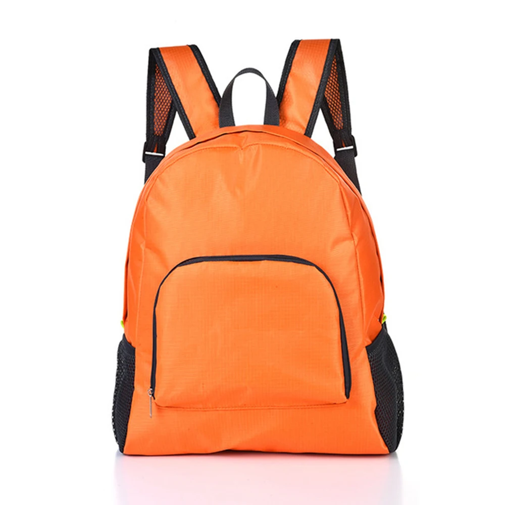 075 orange ROEGADYN Спорт на открытом воздухе женский мужской маленький складной рюкзак Водонепроницаемый чехол для рюкзака многофункциональная походная и дорожная сумка - Цвет: 075 orange
