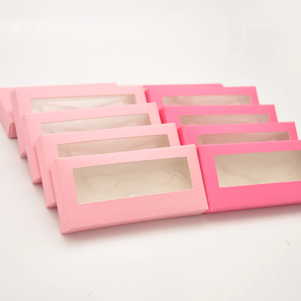 100/упаковка оптовая продажа бумажная коробка для упаковки ресниц коробки