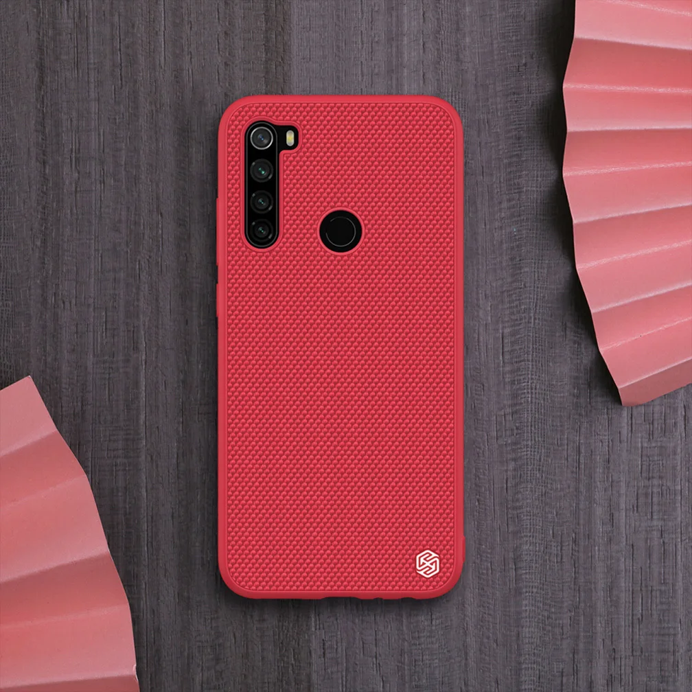 Для Xiaomi Redmi Note 8 NILLKIN текстурированное нейлоновое волокно прочный нескользящий тонкий и светильник задняя крышка для Xiaomi Redmi Note 8 Pro Чехол