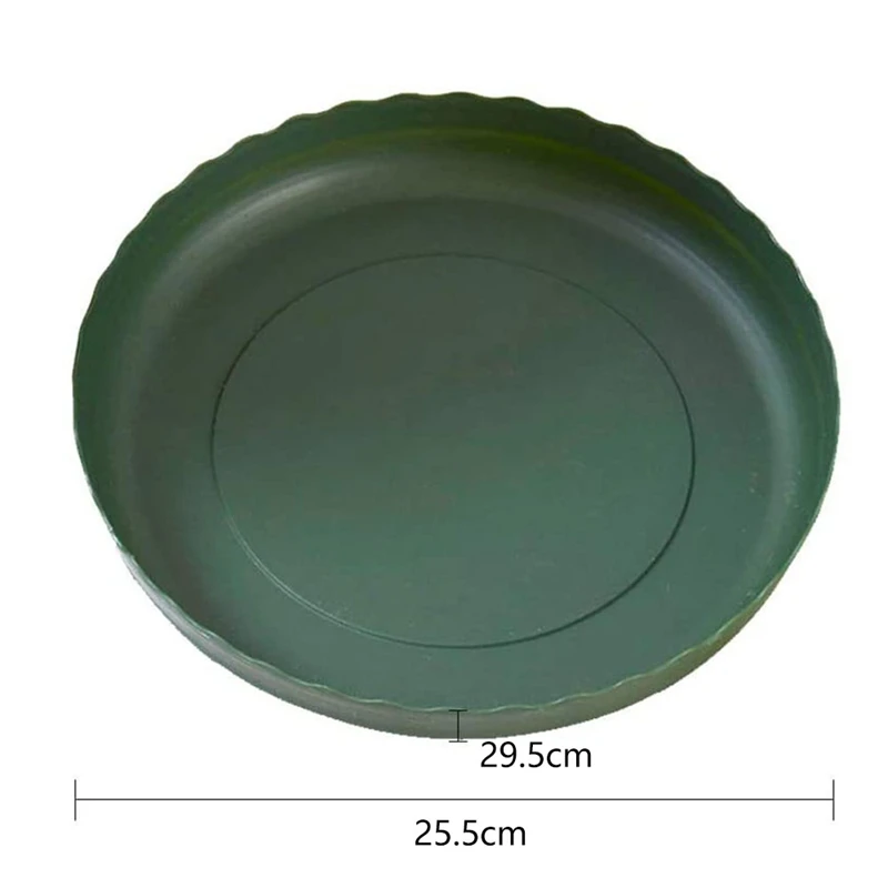 Горячий 10 дюймов пластиковый блюдце-поддон для растений цветочный горшок сада