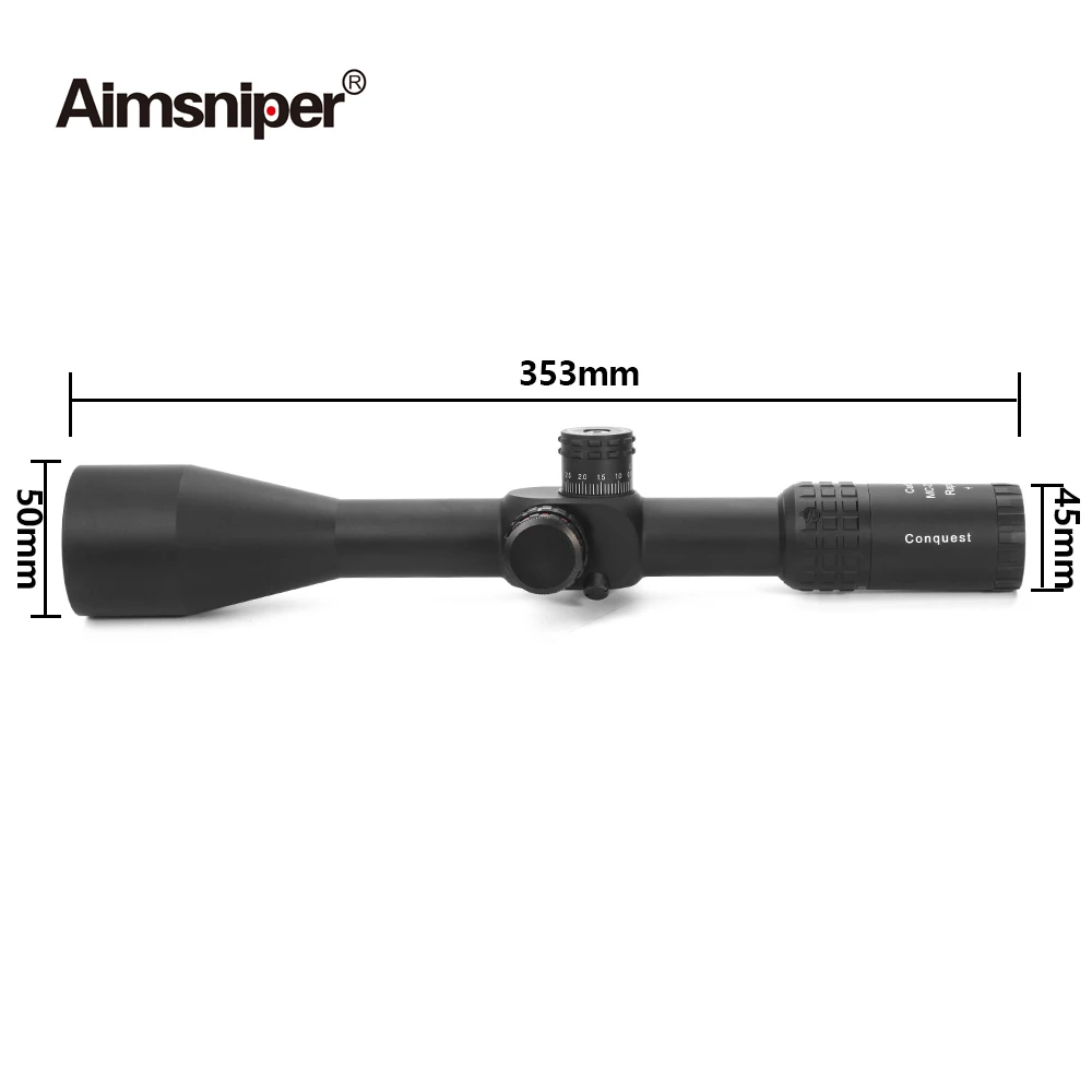 Hunting 5-25x50 FFP Rifle Spotting Scope Tactical Optics Sight Riflescope Red Green Reticle Side Parallax Adjust For Airsoft Gun | Спорт и