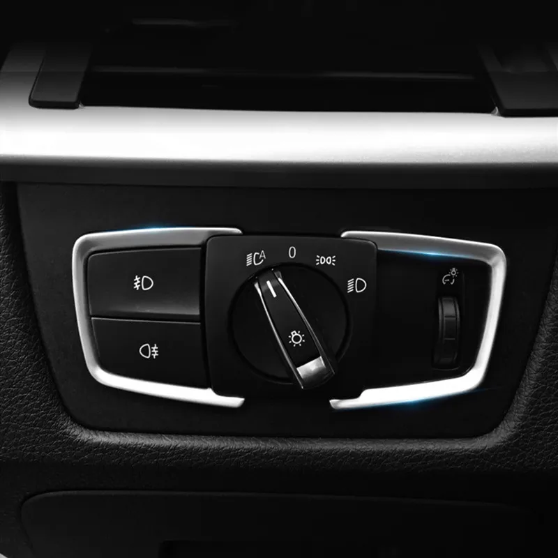 Хромированная кнопка переключателя автомобильной фары декоративная отделка