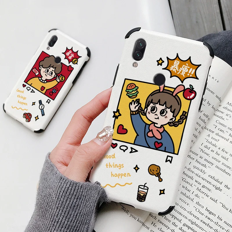 

Skinny Girl Phone Case For Xiaomi Redmi Note 7 7Pro Pro Liquid Silicone Cover