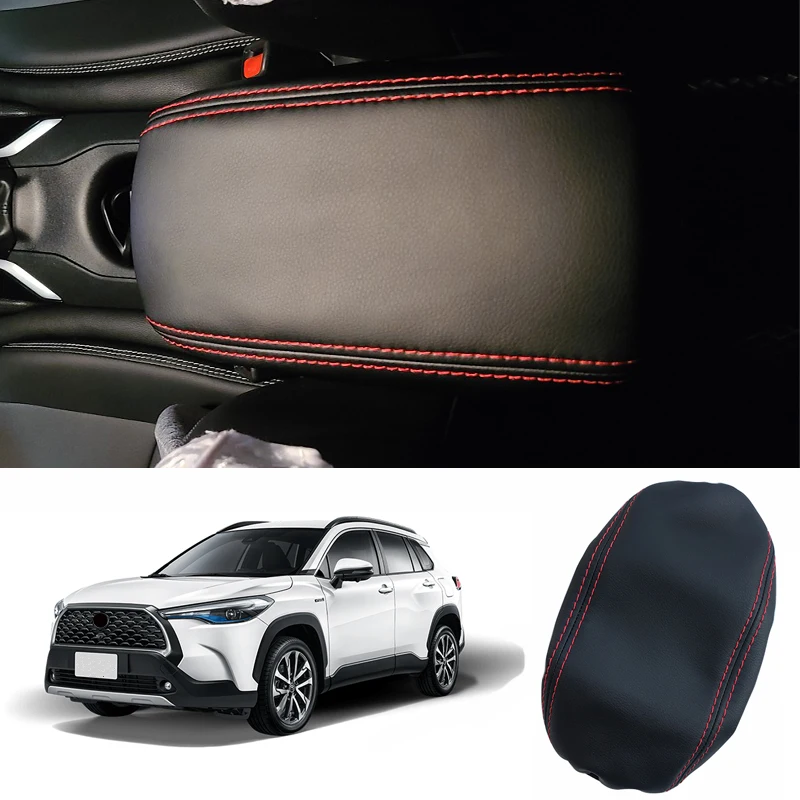 

Car Center Control Armrest Box Trim Cover For Toyota Corolla Cross 2020 2021 interior Decoration Accessories