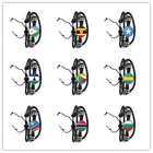 Женский, мужской кожаный браслет с национальным флагом, кожаный браслет в подарок из джибутии, Уганды, Гамбии, Габона, Конго, Коморских Островов, Лесото, Сомали, Болгарии