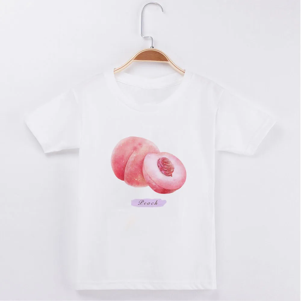 2021 obst Wassermelone Wort Vogue Harajuku Junge Kleidung Sommer Neueste Mädchen T-shirt Lässig Kinder T-shirt ,Drop Ship
