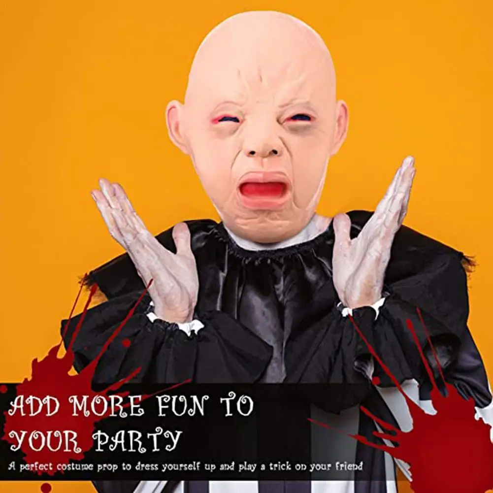 

Детский головной убор с изображением плача и лица для Хэллоуина