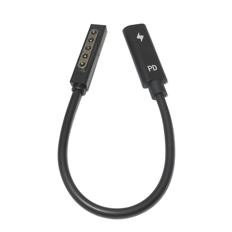 USB Type C PD адаптер питания зарядный кабель шнур штекер постоянного тока конвертер