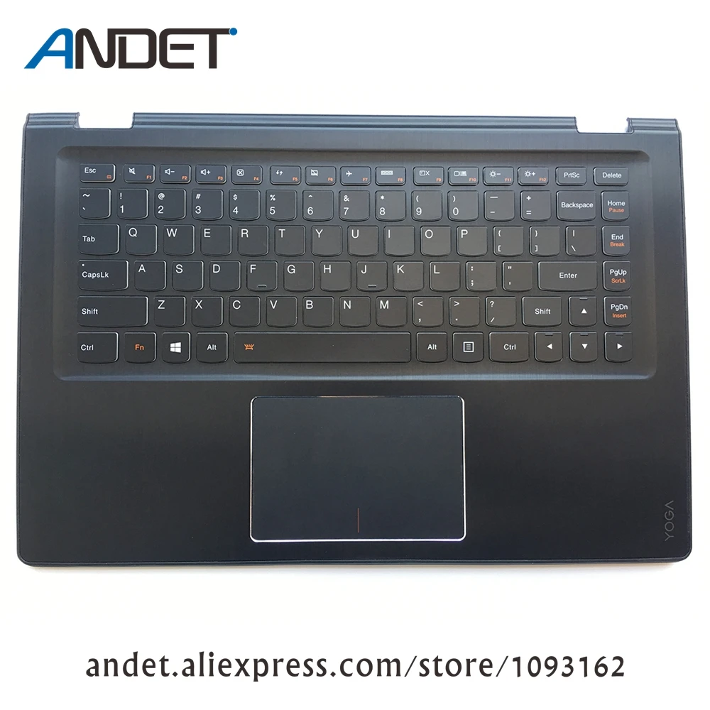 Новая Оригинальная подсветка для Lenovo Yoga 3 14 700 14ISK клавиатура с подсветкой и упором