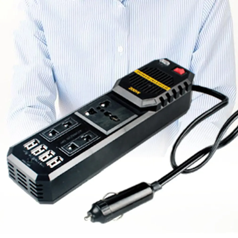 200W Mini Car Vehicle Inverter DC 12V to AC 220V USB Output High-power Power Small Special Edition | Электроника