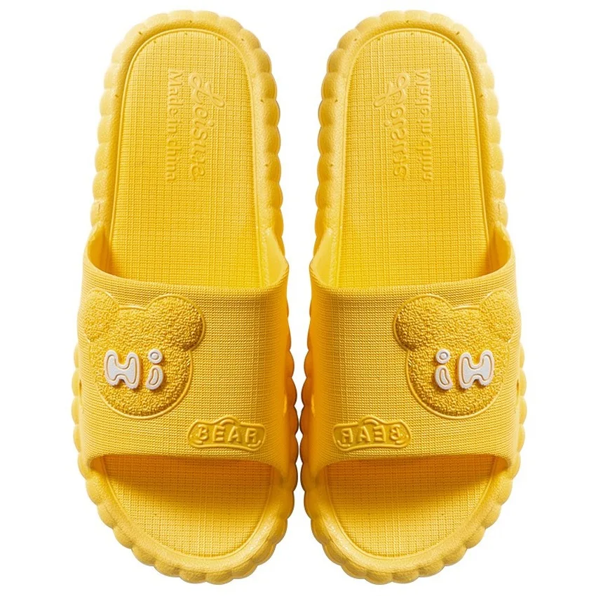 

Maggie's Walker Unisex Home Cute Slippers Bathing Non-slip Soft Bottom Home Bathroom Slides Women Men Couple House Sliders Shoes